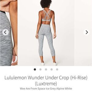 Lululemon Wunder Under Leggings